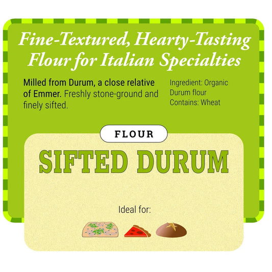 Organic Sifted Durum Flour