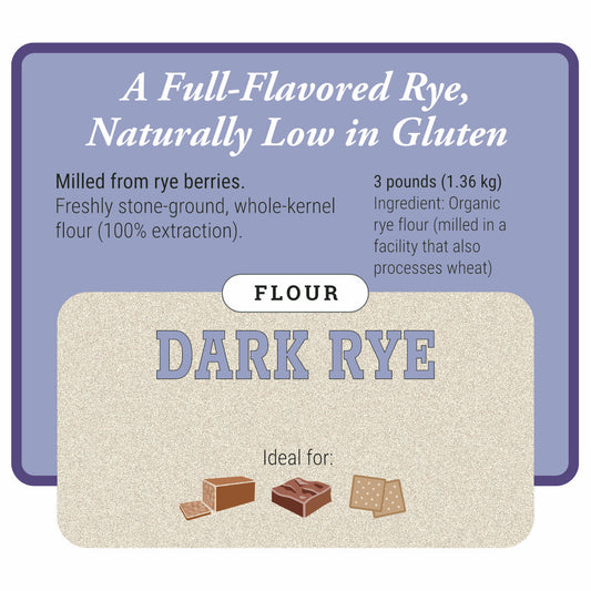 Organic Dark Rye Flour