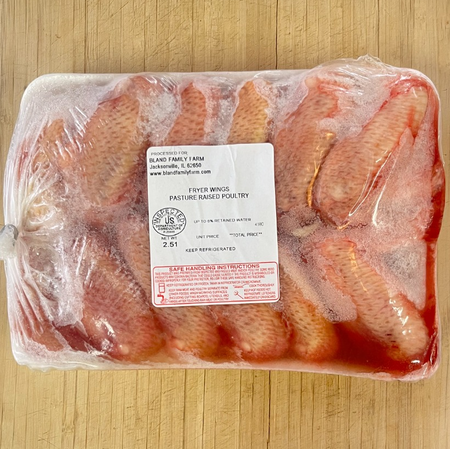 Chicken - Wings, Pasture-Raised & Non-GMO (10 wings per pkg.)
