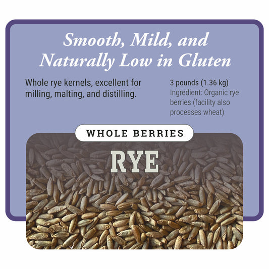 Organic Whole Rye Berries