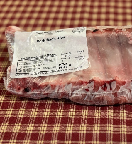Pork - Baby Back Ribs, Pasture-Raised & Non-GMO