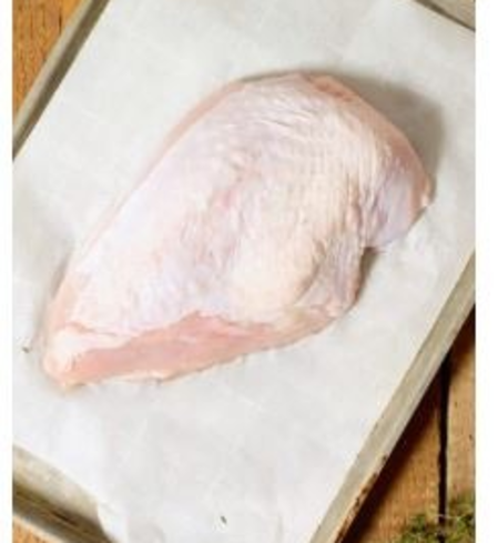 Turkey - Breast Halved (Bone in and skin on)