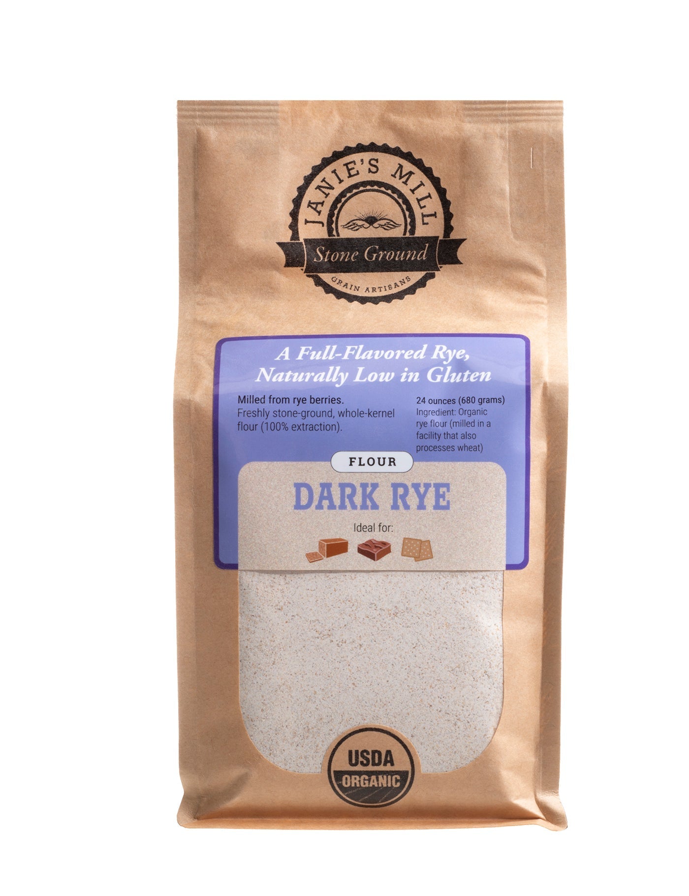 Organic Dark Rye Flour