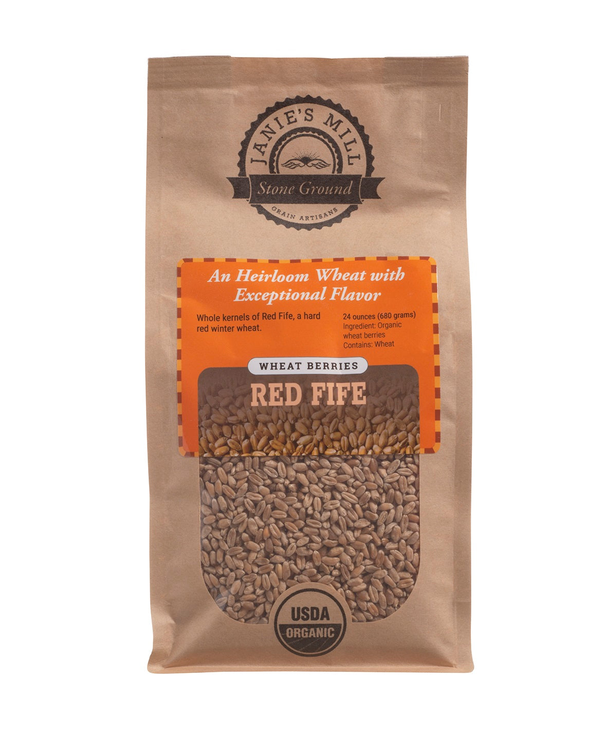 Organic Red Fife Heirloom Wheat Berries