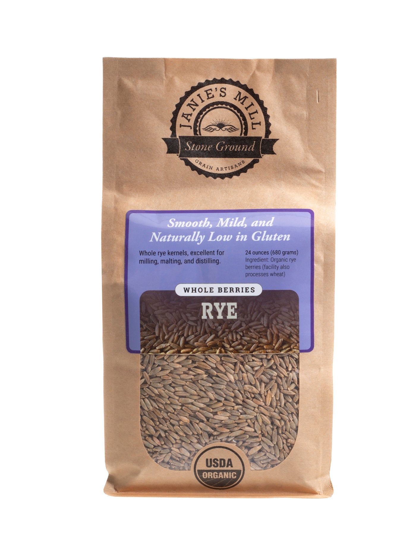 Organic Whole Rye Berries