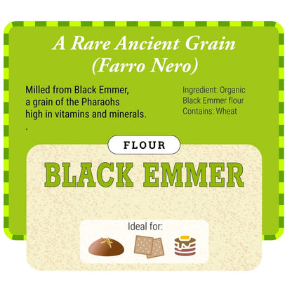 Organic Black Emmer Flour