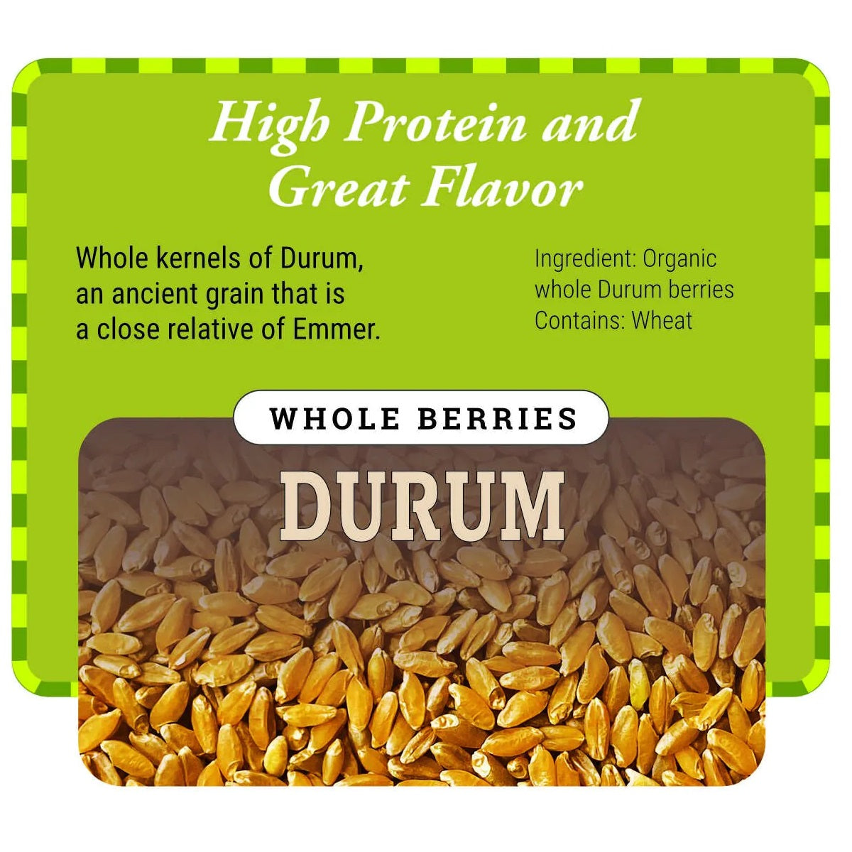 Organic Durum Wheat Berries