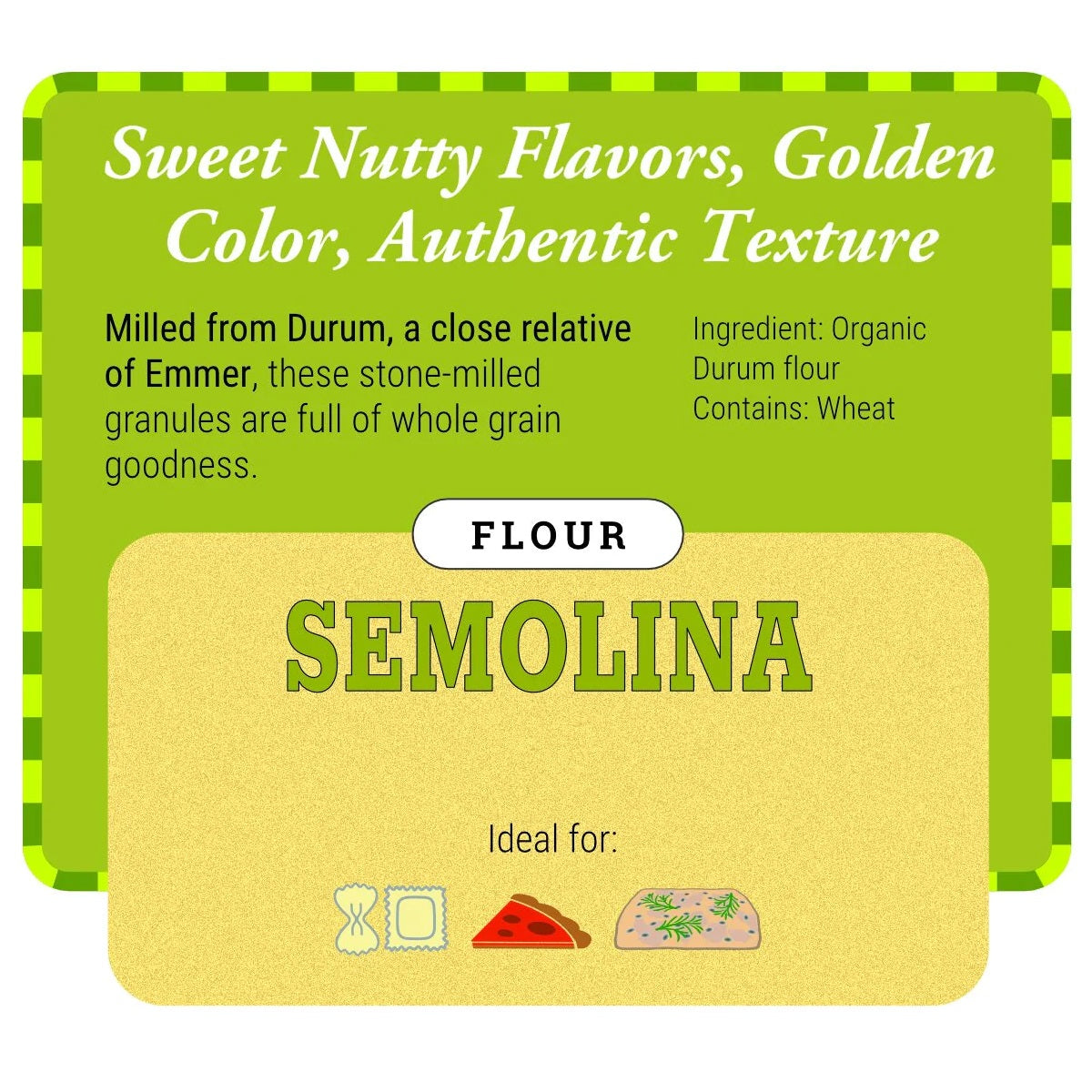 Organic Semolina Flour