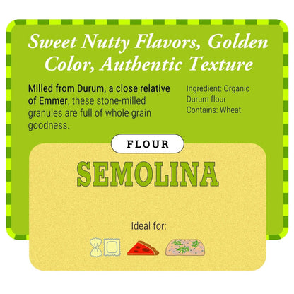 Organic Semolina Flour