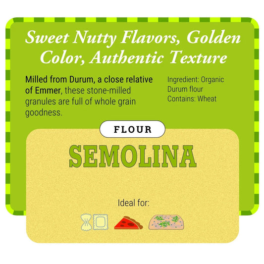 Organic Semolina Flour