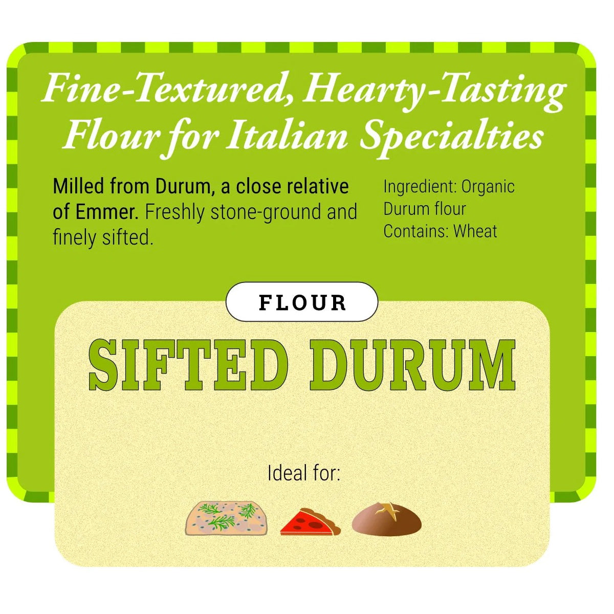 Organic Sifted Durum Flour