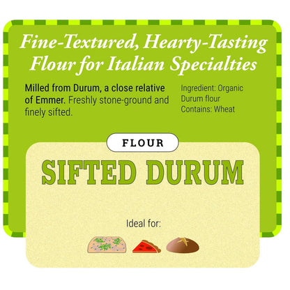 Organic Sifted Durum Flour
