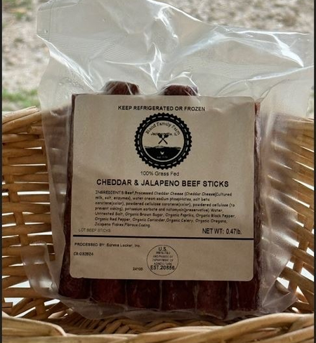 Beef Sticks, Jalapeno/Cheddar