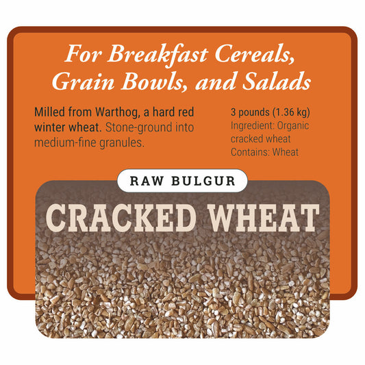 Organic Cracked Wheat (Raw Bulgur)