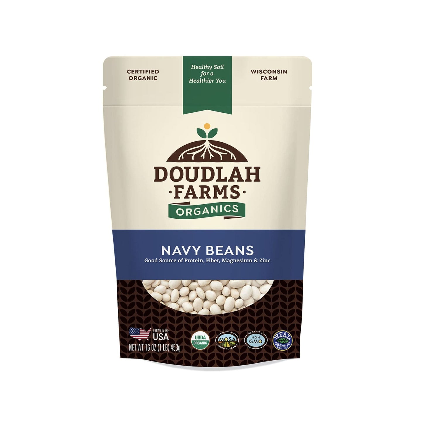 Organic Dry Beans, Navy