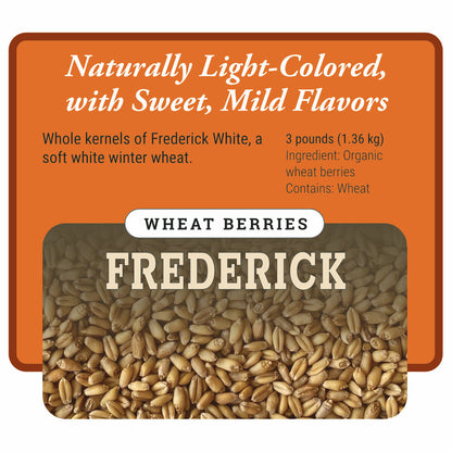 Organic Frederick White Wheat Berries