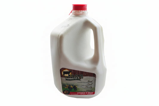 Kilgus Farmstead milk jug on a white background
