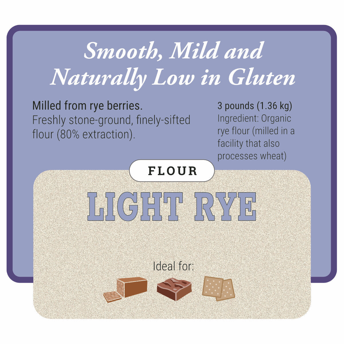 Organic Light Rye Flour