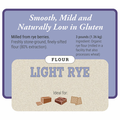 Organic Light Rye Flour