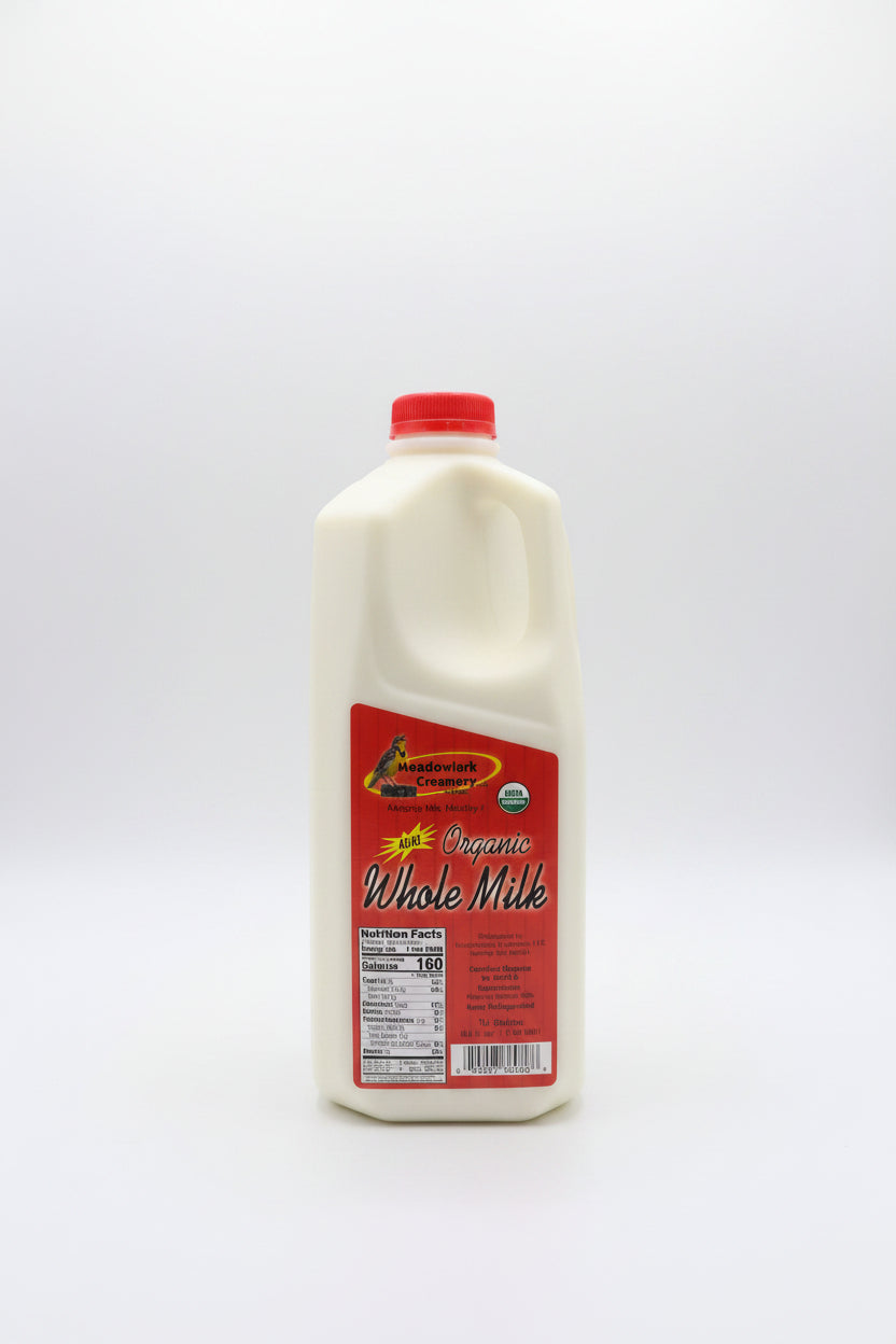 meadowlark creamery homogenized milk half gallon