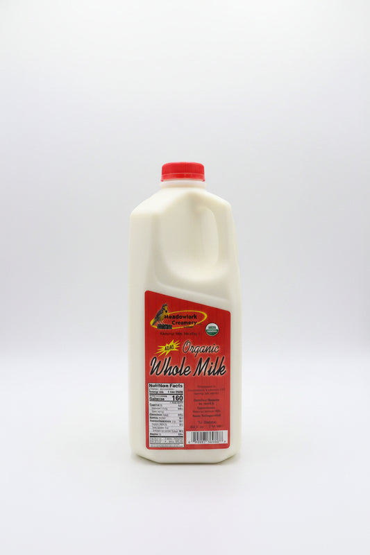 meadowlark creamery homogenized milk half gallon
