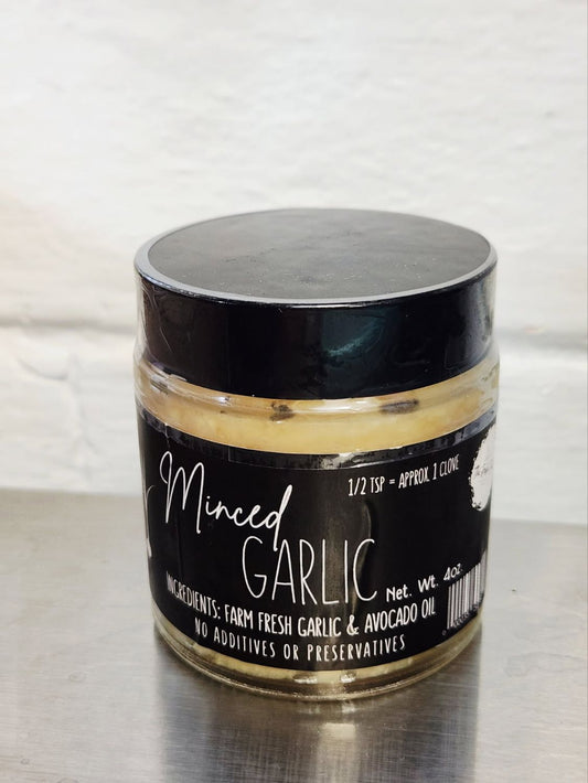 Minced Garlic With Avocado Oil - 4 Oz Jar