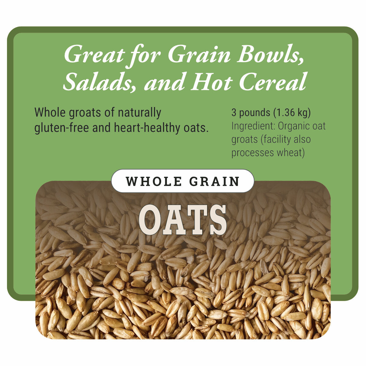 Organic Whole Grain Oats