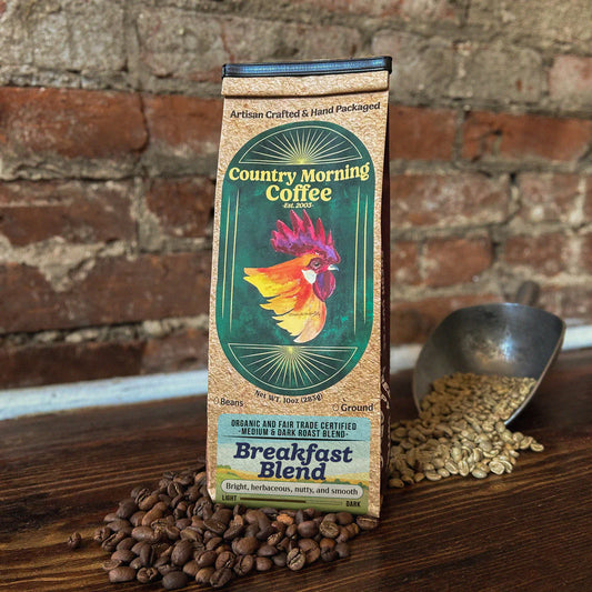 Organic and Fair Trade Certified Breakfast Blend Coffee
